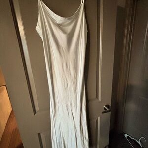 Elegant White Slip Dress